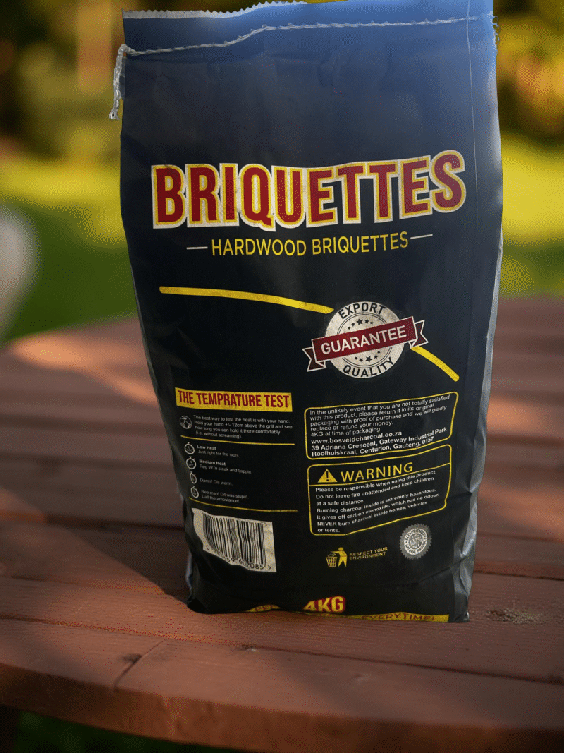 Bosveld Namibian Hardwood Briquettes 4KG - Image 2